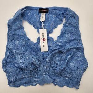 NWT Cosabella Never Say Never Girlie Racerback Size S Color Jewel Blue